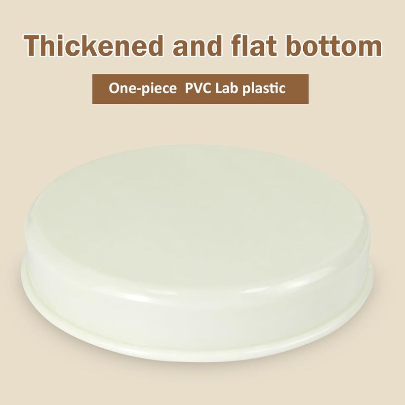 LVDALAB PVC Nylon Lab Sieve Pan with Lid, 7.9in(20cm) Diameter Sample Sifter Strainer for Industrial Lab Home - Image 5